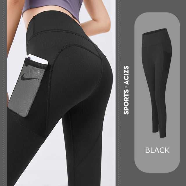 Tummy Control Jogging Tights with Pocket