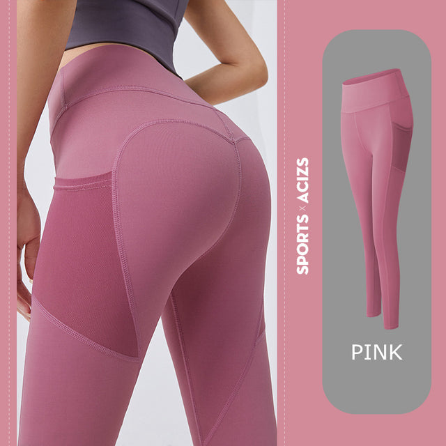 Tummy Control Jogging Tights with Pocket