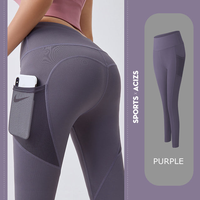 Tummy Control Jogging Tights with Pocket