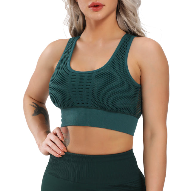 Seamless Hollow Crop Top