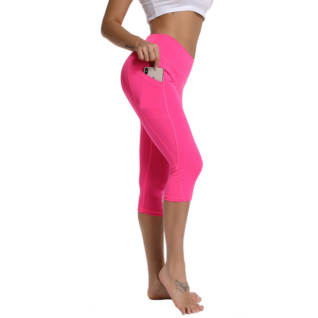 High Waist Yoga Leggings With Pockets