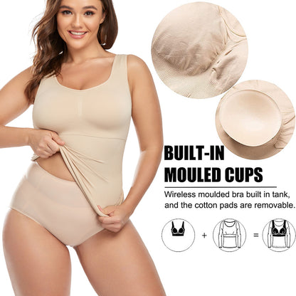 Tank Tops for Women with Built in Removable Bra