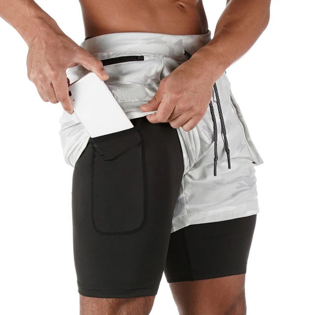 Double Layer Quick Drying Shorts
